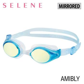 VIEW - Swimming goggles V-820 SELENE MIRRORED | Aqua Marine Ice Blue